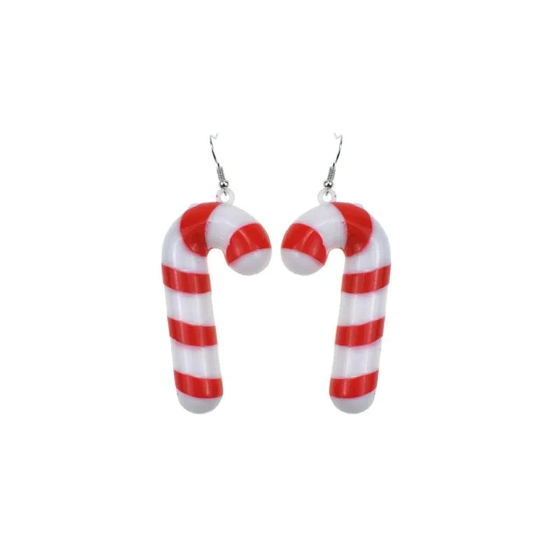 ANGELADY Glow in the Dark Dangle Earrings Christmas Tree Pendant Jewelry Party Novelty LED Light Up Flashing Earrings Good Vibrations