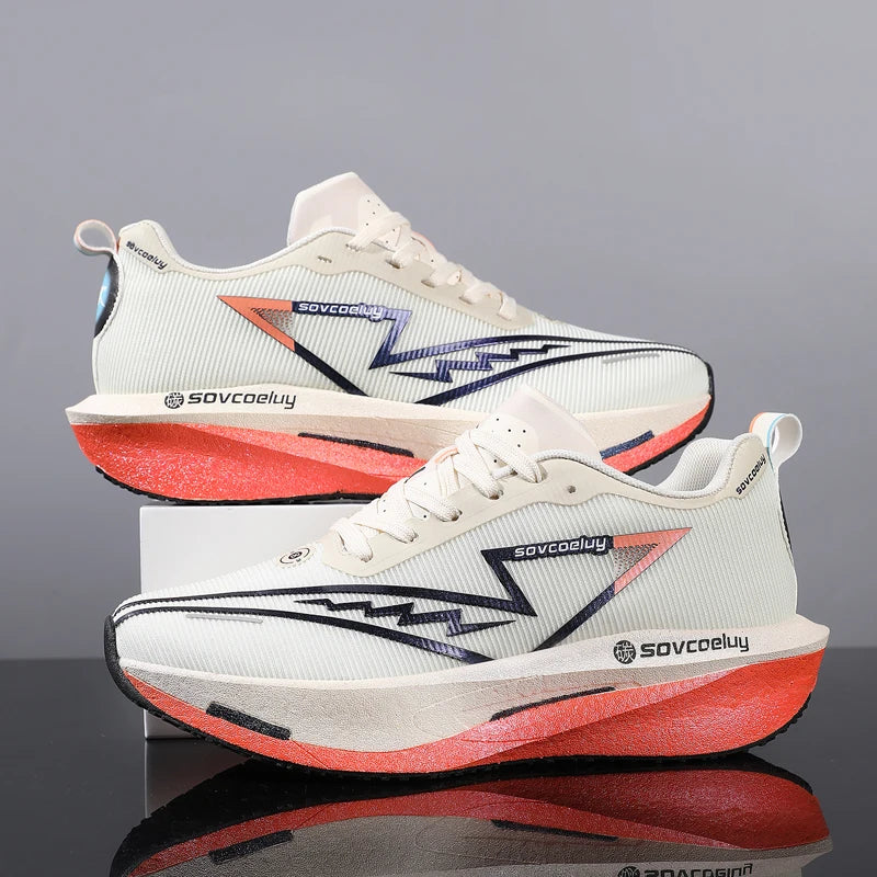 Running Shoes Carbon Board Speciality Men Sports Breathable Lightweight Women's Comfortable Marathon Athletic Nonskid Sneakers Good Vibrations