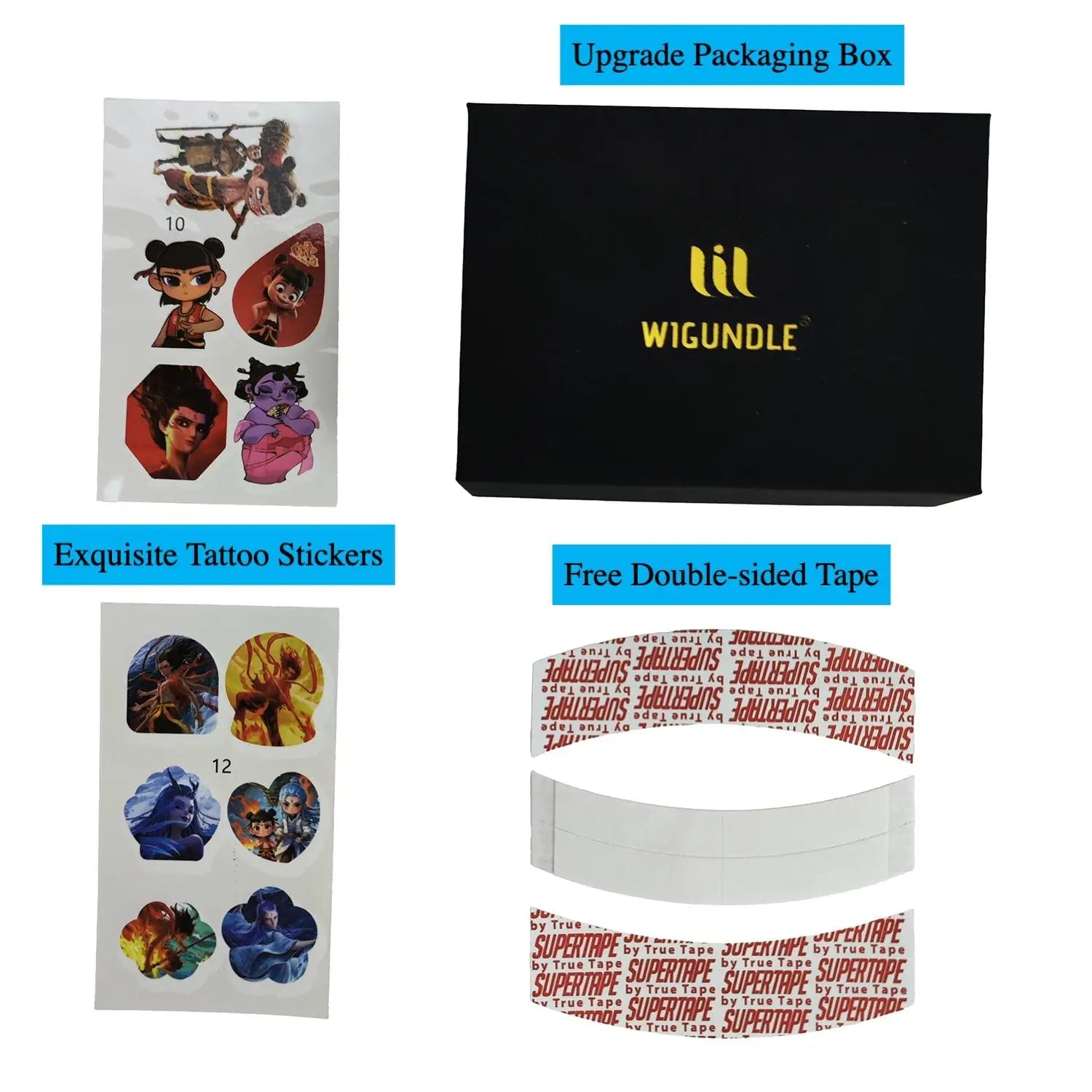 Wigundle Man's Beard Hand Made Real Hair Fake Beard Mustache Fancy Synthetic Invisible for Makeup Fake Hair Cospaly Party Tools Good Vibrations