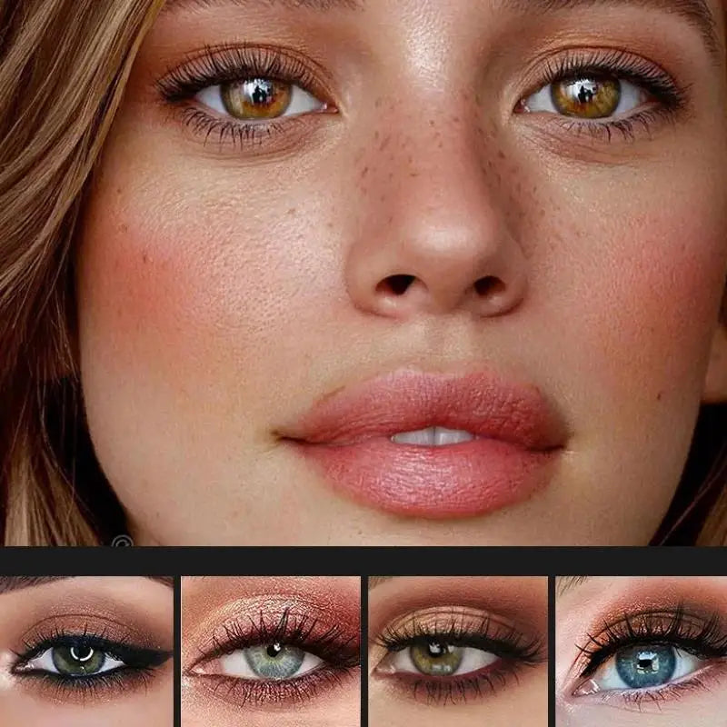 Pearl Matte Eye Shadow Makeup Palette 12 Colors Blusher Powder For Face And Eyebrow Beauty Cosmetic Good Vibrations