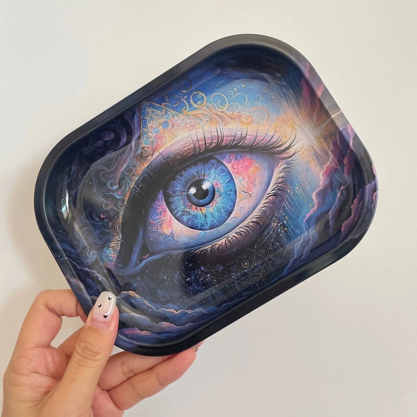 7x5.5inch Rolling Tray Tobacco Smoke Accessories Good Vibrations