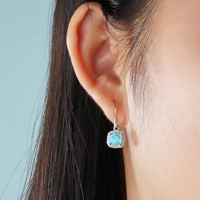 2025 Fashion Jewelry Set For Women Engagement Wedding Accessories Girl Gift Elgant Imitation Opal Necklace and Earrings Good Vibrations Adult Super Store