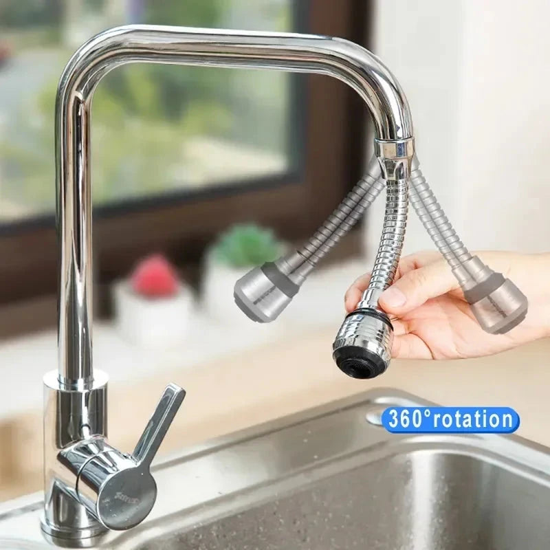 Kitchen Gadgets 2 Modes 360 Rotatable Bubbler High Pressure Faucet Extender Water Saving Bathroom Kitchen Accessories Supplies Good Vibrations