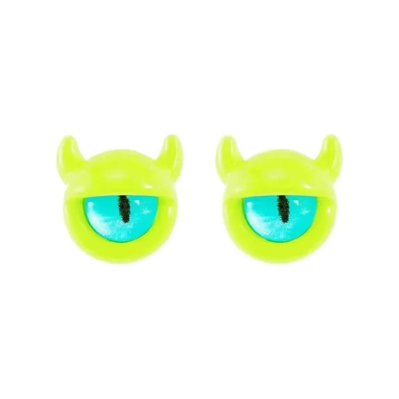 Kiss Jewelry Halloween Little Monster Wing Bat Eye Stud Earrings Women Cute Animal Eye Punk Earring Girls Y2K Brincos Party Gift Good Vibrations