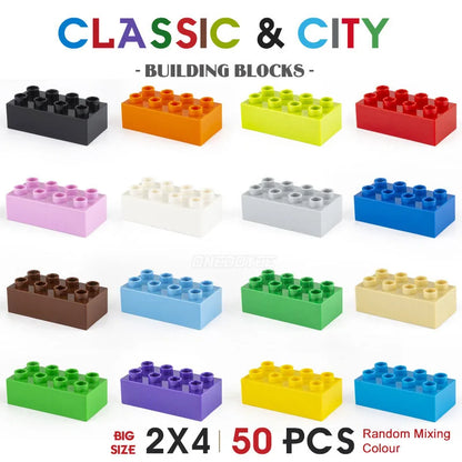 NEW Big Building Blocks For Toddlers Baby Large Classic Building Bricks Set Toys Kids Christmas Gift Compatible With Major Brand Good Vibrations