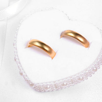 Wedding Ring Pillow Elegant Heart Bowknot Ring Bearer Pillow Portable Wedding Supplies