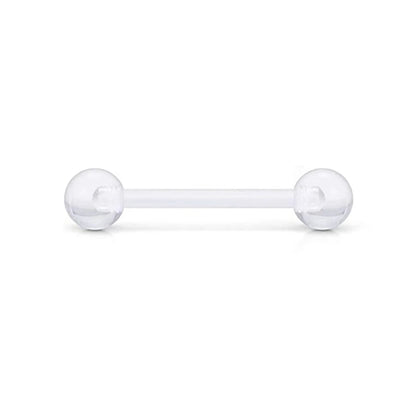 WKOUD 1 PCS/4 PCS Stainless Steel 14G Tongue Rings Barbell Pink Tongue Barbell Jewelry For Women Piercing Tongue Piercing Pink Good Vibrations Adult Super Store