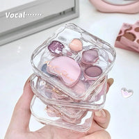 5 Colors Eye shadow Palette Cat paw shape, earthy khaki everyday look  Party Performance Makeup eye cosmetics Good Vibrations