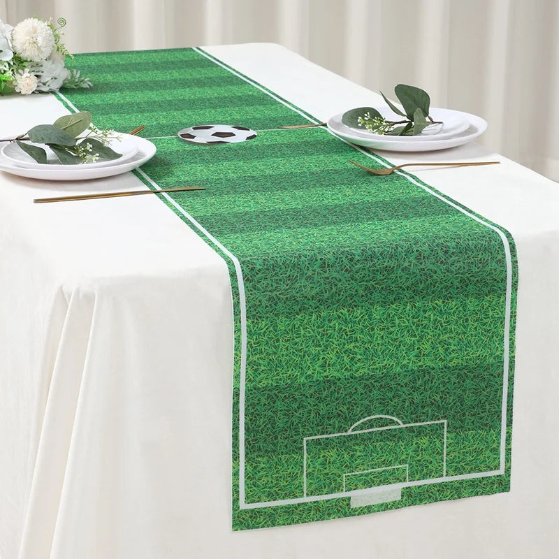 Football Party Disposable Tableware Boys Kids 1st Birthday Party Decorations Sports Soccer Theme Birthday Party Supplies Decor Good Vibrations