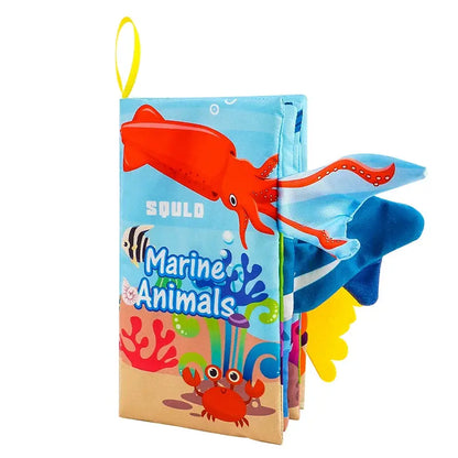 Baby Books Toys, Baby Books 0-6 Months, 3PCS Touch and Feel Cloth Crinkle Soft Books, Toys for 0-3-6-12-18 Months Infant Newborn Good Vibrations