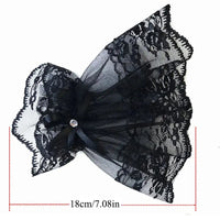 Girls Gothic Hollow Lace Gloves Fashion Vintage Black White Lace Wristband Wrist Cuffs Women Classic Sexy Short Arm Sleeves GOOD Vibrations