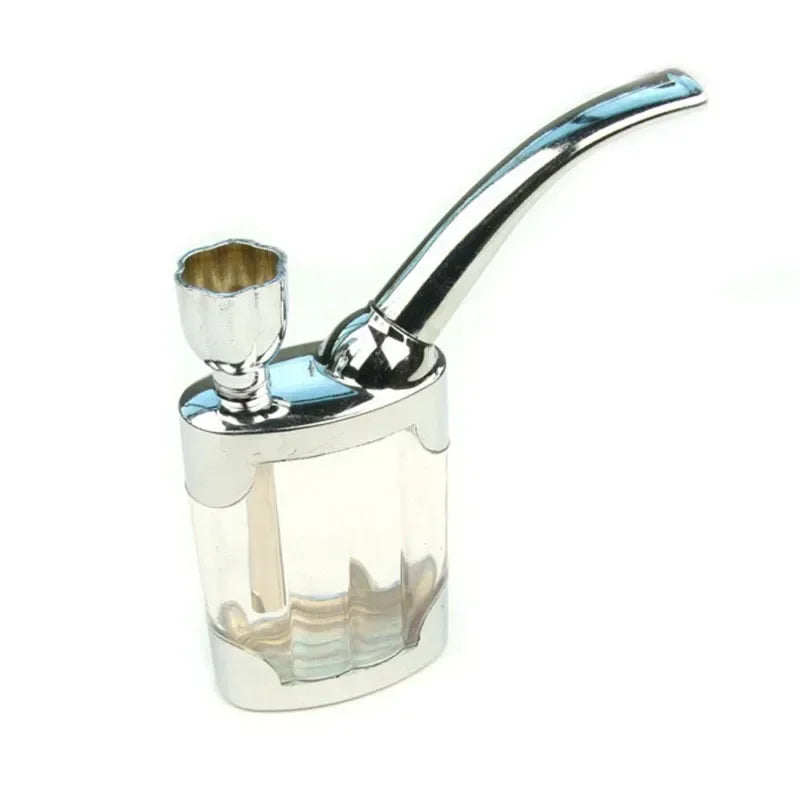 Complete set Cleanable Acrylic Smoking Pipe Fashion Microfilter Tobacco Pipe Circulation Reduce Tar Smoke filter Cigarette Tool Good Vibrations