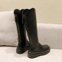2025 New Trendy and Versatile Fashionable Casual Ankle Boots with Thick Soles and Slimming Effects Good Vibrations