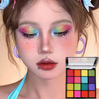 Pearlescent Eyeshadow Palette Matte Shimmer Eye Shadow Delicate Easy To Clear Lasting 16 Colors Women Beauty Eye Makeup Cosmetic Good Vibrations