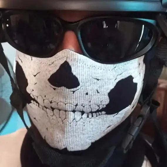 Skull Ghost Mask Men Scary Mask Skull Balaclava Ski Face Mask War Game Halloween Cosplay Party Costume Women Outdoor Headwear Good Vibrations