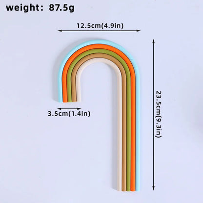 Rainbow Cake Toppers Cake Decorations for Wedding Baby Shower Girls Boys Rainbow Theme Birthday Party Supplies Good Vibrations