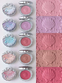 Flower Knows Shell's Jewel Collection Blush Matte Cheek Blusher Powder Pigmented Baked Natural Highly Lightweight Smooth Finish Good Vibrations
