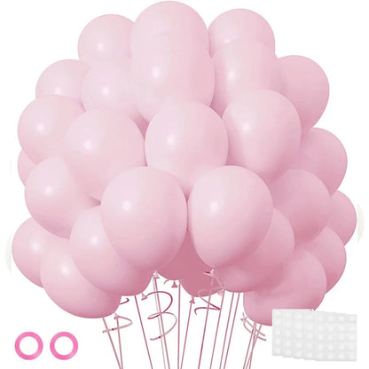 Pastel Purple Latex Party Balloons 120 Pack 12 Inch Round Helium Lavender Light Purple Lilac Balloons for Wedding Baby Shower Good Vibrations