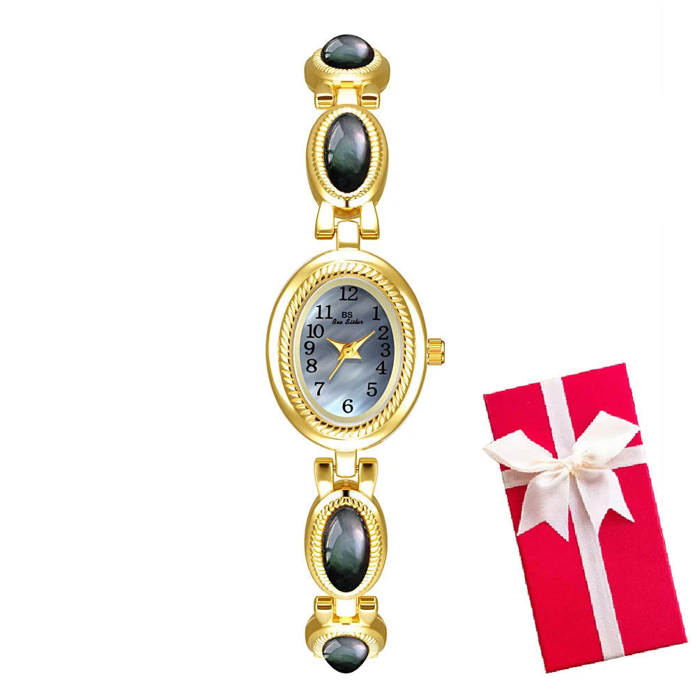 2025 New Women Wrist Watches Luxury Brand Elegant Fashion Ladies Wrist Watches For Female Clock Oval High Quality Gift Dropship Good Vibrations