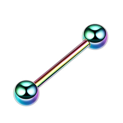 1PC Stainless Steel Heart Shaped Tongue Ring Barbell Tongue Piercing Cute Bar Ear Tragus Studs Labret Piercing Body Jewelry Good Vibrations
