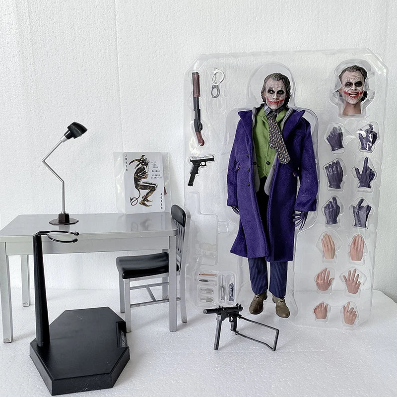 HC Hot Toys Joker Figure The Comedian Play Arts The Dark Knight  1/6 Articulated Joints Collectible Toy 30CM Good Vibrations