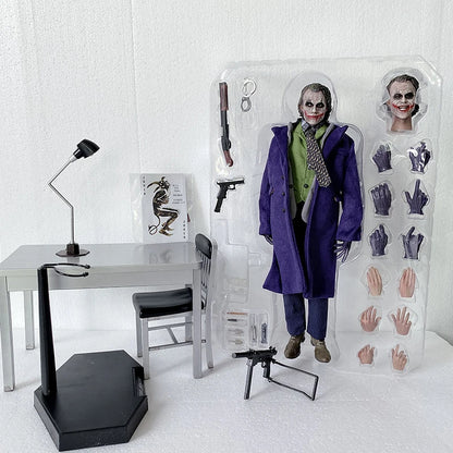 HC Hot Toys Joker Figure The Comedian Play Arts The Dark Knight  1/6 Articulated Joints Collectible Toy 30CM Good Vibrations
