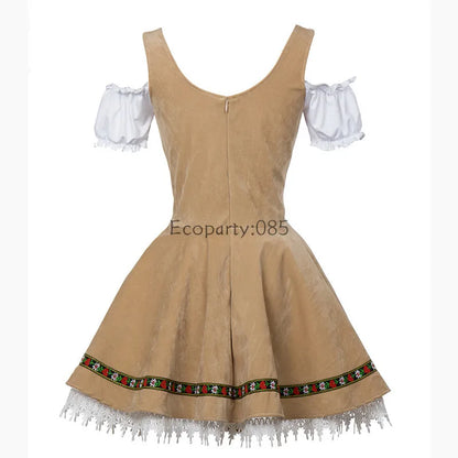 Male Woman Oktoberfest Costume Traditional Couple German Bavarian Beer Outfit Cosplay Halloween Carnival Festival Party Clothes Good Vibrations