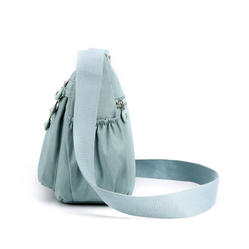 Shoulder Bag Crossbody Bag for Women Messenger Bags Waterproof Nylon Ladies Handbag Good Vibrations