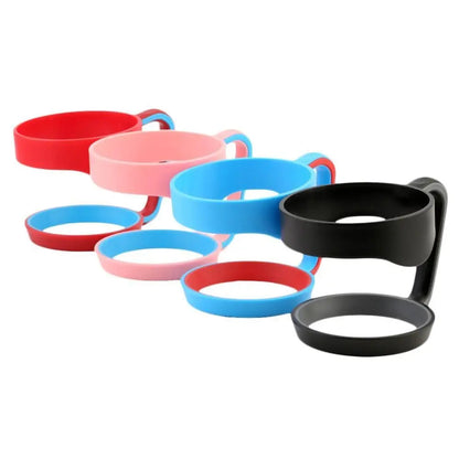 Water Bottle Tumbler Cup Handle for Yetti Rambller 20oz/30Oz Travel Mug Holder  Car Vehicle Cup Drink Holder Rack Bottle Holder Good Vibrations Adult Super Store