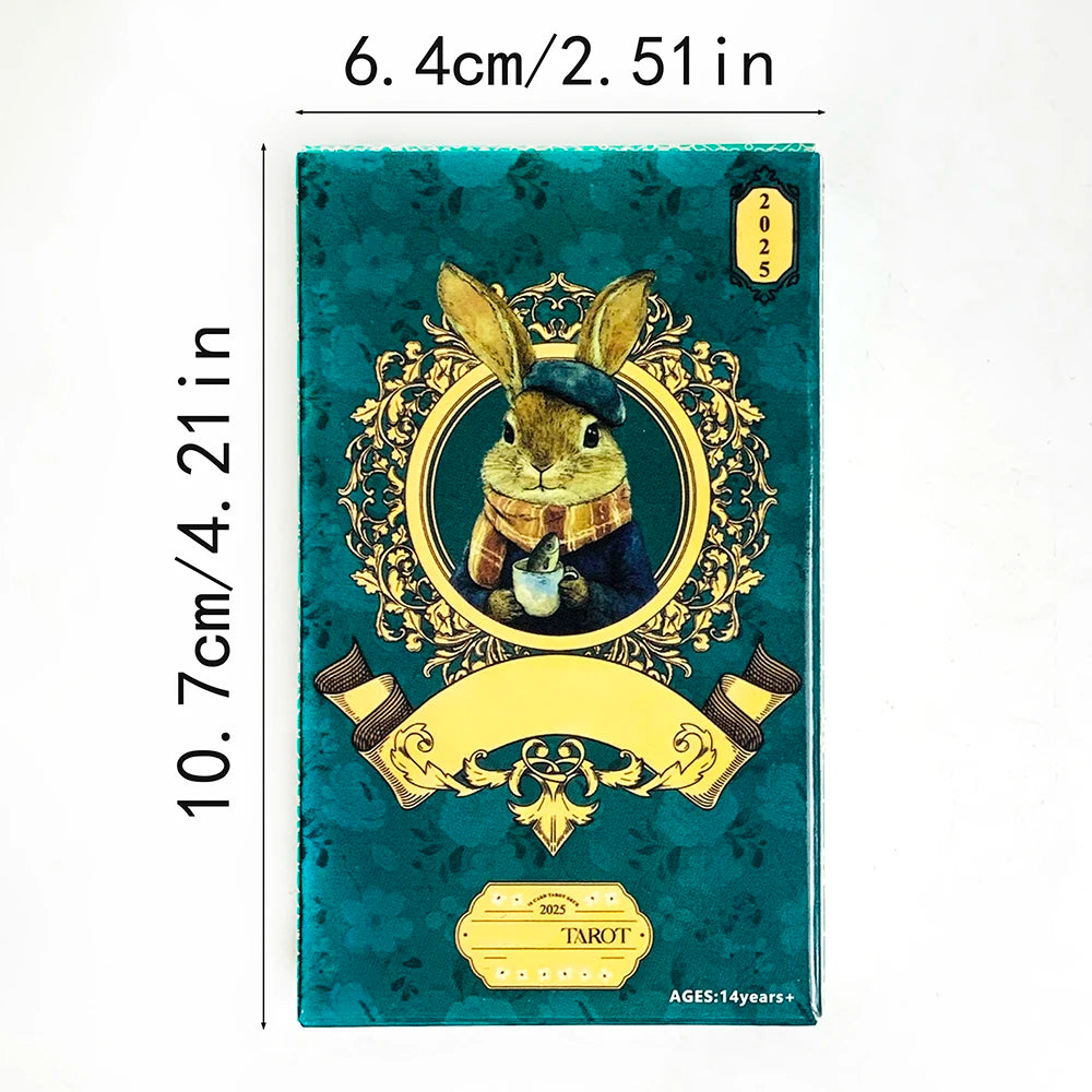 2025 New Tarot Cards 78 Card Tarot Deck English Version Prediction Divination Board Game Family Gathering Card Game Good Vibrations