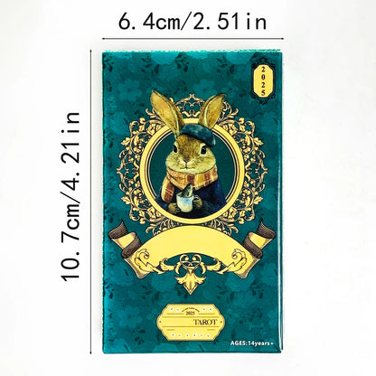 2025 New Tarot Cards 78 Card Tarot Deck English Version Prediction Divination Board Game Family Gathering Card Game Good Vibrations