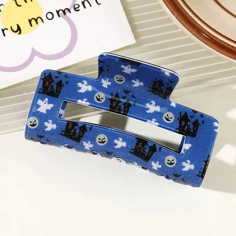 Halloween Theme - With Ghost/Pumpkin/Bat Patterns, Perfect For Holiday Party Costumes, Fashion Accessories For Women And Girls Good Vibrations