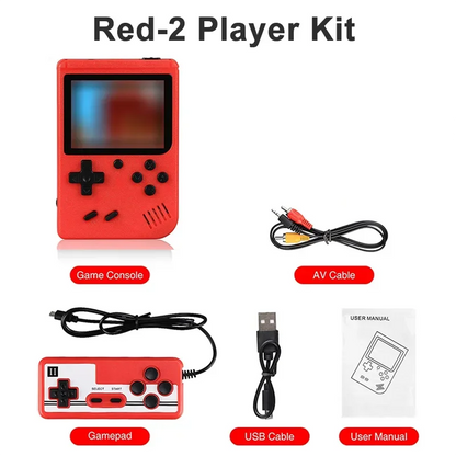 NEW Portable Retro Mini Video Game Console 8-Bit Handheld Game Player Built-in 400 games AV Out Game Console Gameboy videojuego Good Vibrations