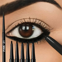 5-Pack Waterproof & Sweat-Proof Black Eyeliner Pencil -Long-Lasting, Smudge-ProofFor Bold Eye Makeup, EasyGlide Formula for Perf Good Vibrations
