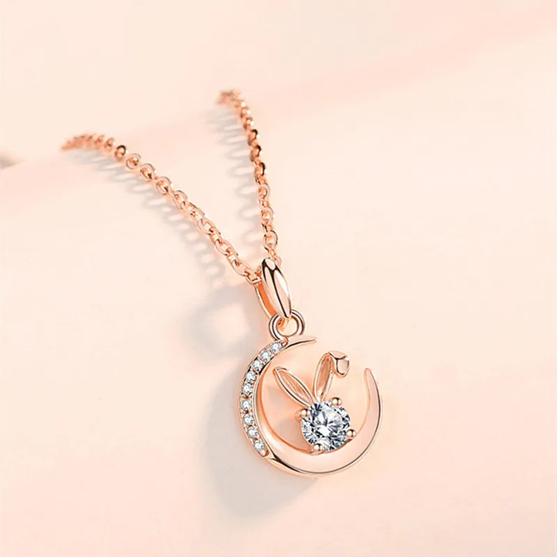 925 Sterling Silver AAA Zircon Necklace Chain High Quality Fashion Jewelry For Women Men Wedding Birthday Party Gift Good Vibrations