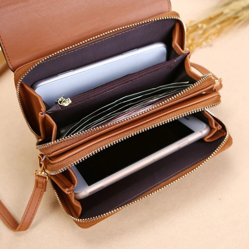 Women's Wallet Korean Handbag Multi Card Large Capacity Casual Shoulder Bag Mobile Phone Packet Fashion New Style Good Vibrations