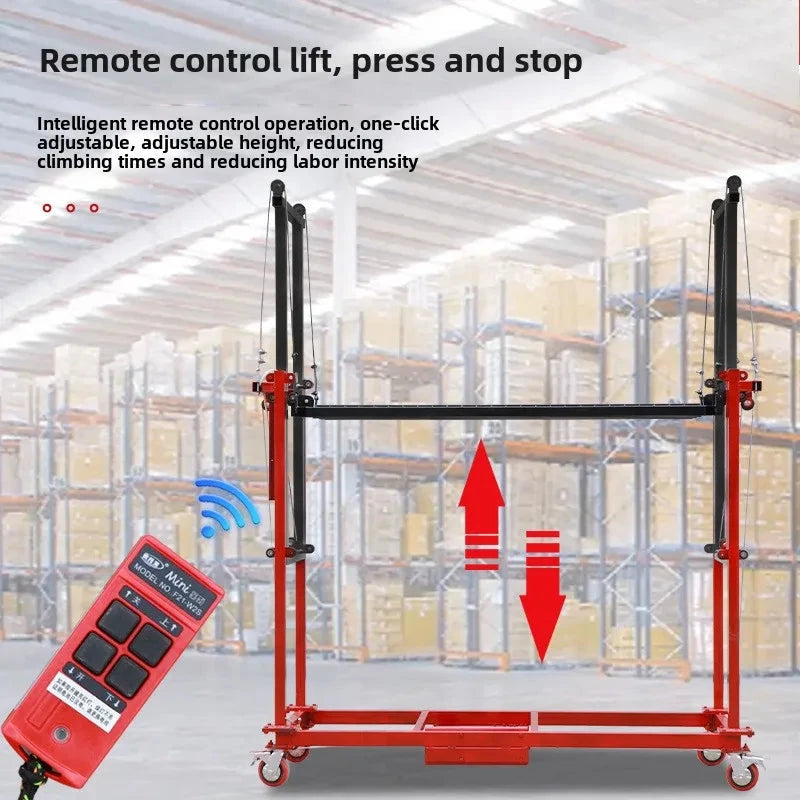 Electric Scaffolding Lift Mobile Foldable New Lifting Platform Indoor and Outdoor Decoration Construction Site Hoist Good Vibrations