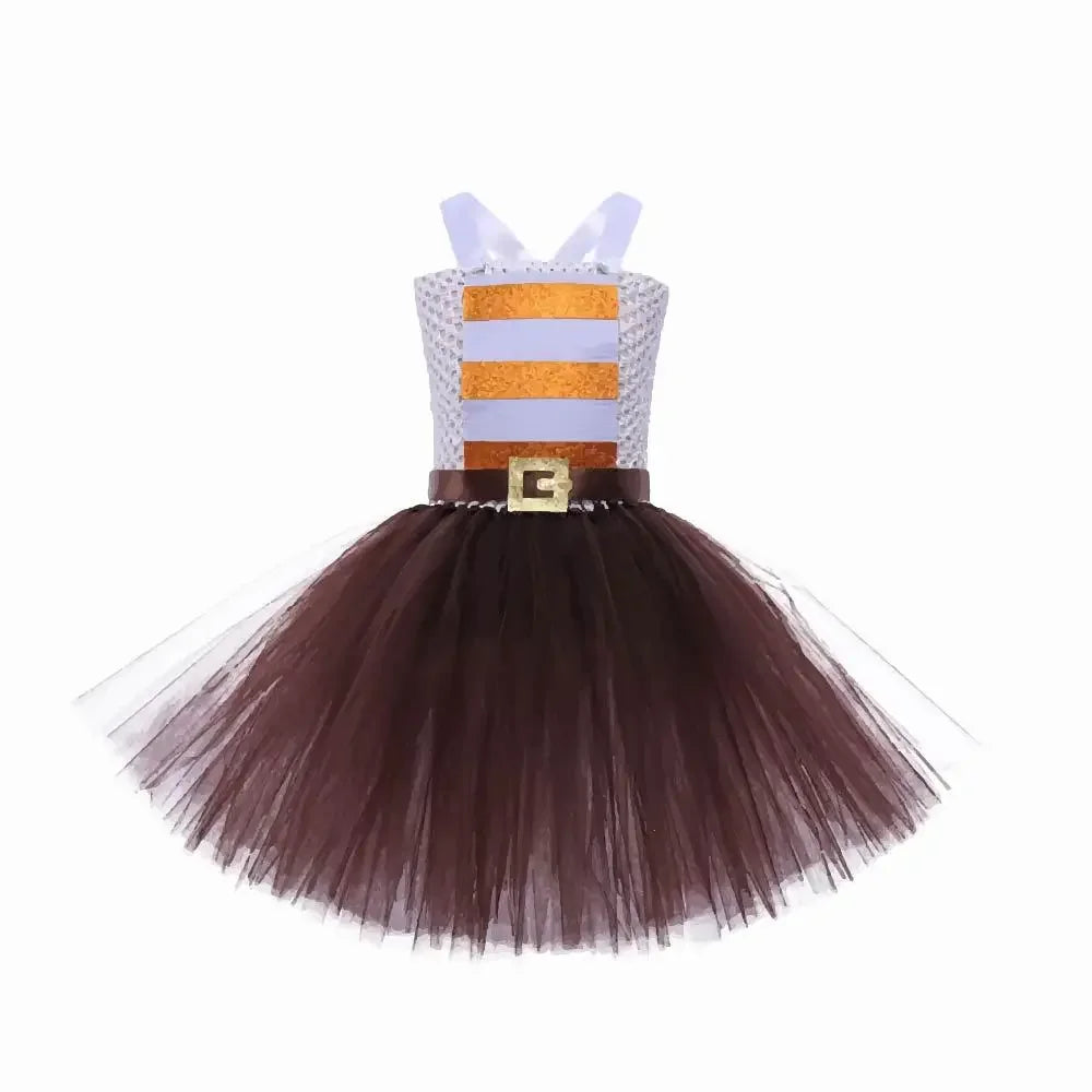 Anime Movie Disgust Anxiety Character Full Set Children Girl Sweet Cute Dress Halloween Carnival Party Stage Performance Costume Good Vibrations