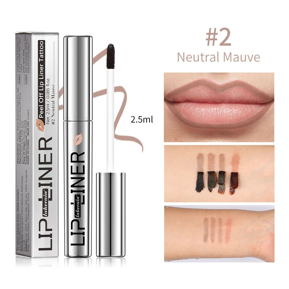 Long Lasting Matte Lip Liner ForWomen Makeup Peel Off Lip Stain Transfer Proof Lipstain Infused with Hyaluronic Acid & Vitamin E Good Vibrations