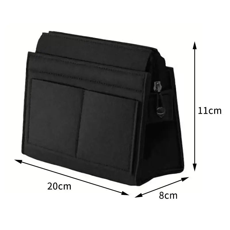 Purse Organizer Insert, Multi-Pocket Felt Bag Organizer For Handbag Tote Bag Purse Organizer Good Vibrations