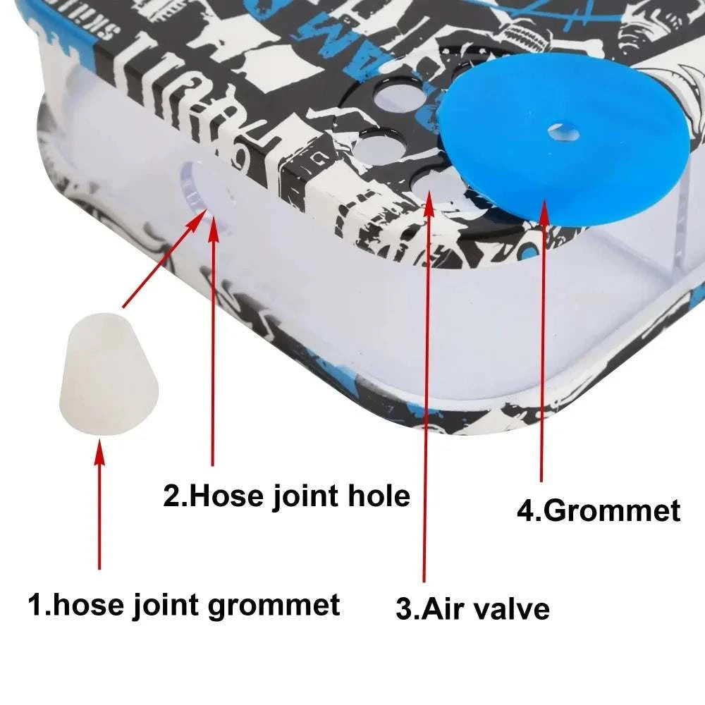 Acrylic Hookah Set with LED Silicone Shisha Bowl