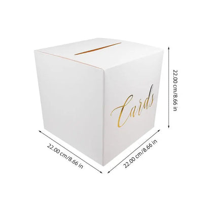 Wedding Card Box Envelope Money Card Receiving Box For Wedding Reception Graduation Birthday Party Baby Shower Good Vibrations