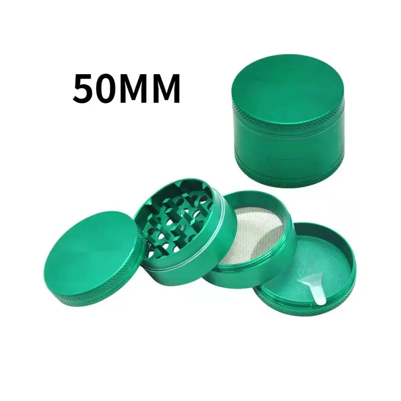 WE PUFF 4 Layers Cute Tobacco Grinder Zinc Alloy Herb Crusher Three Specifications 40/50/63mm Grinders for Smoking Accessories GOOD Vibrations Adult Super Store