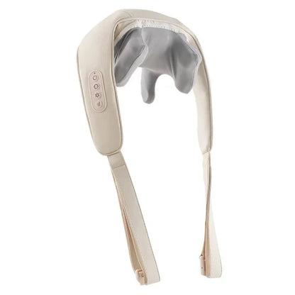 3D Kneading Neck Massager with Heat - Multi-Function Therapy for Shoulder, Back & Cervical Muscle Relaxation Good Vibrations