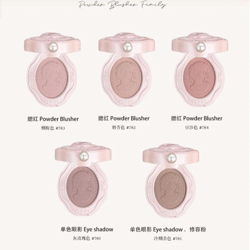 Blush Monochrome Natural Nude Dry Rose Makeup Blusher Powder Matte Natural Glow blushs Good Vibrations