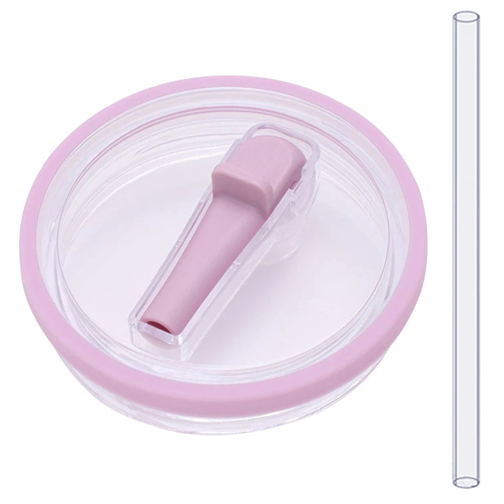 40Oz Tumbler Flip Straw Lid Replacement Spill Proof Resistant Tumbler Lid Reusable Spray Proof Tumbler Cover for stanley Cug Good Vibrations Adult Super Store