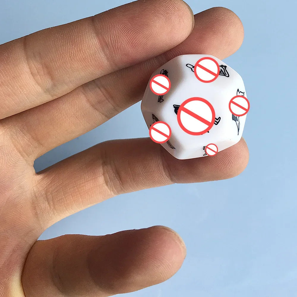 Sex Toys For Couples Women Adult Game Funny Sex Dice 6/12 Sides Romance Love Humour Gambling Erotic Crap Dice Bar Christmas Gift Good Vibrations Adult Super Store