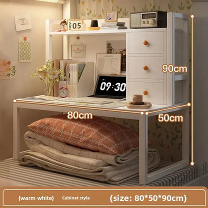 Bed computer desk bookshelf bedside table Good Vibrations