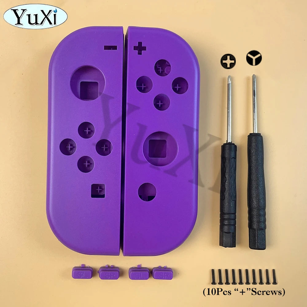 1Set Front Back Middle Frame Shell Housing Case Plastic Cover LR SL SR Buttons For Nintend Switch NS NXJoy-Con Game Controller Good Vibrations