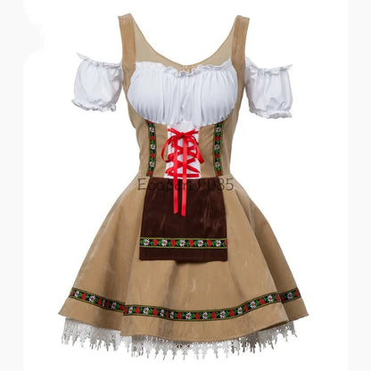 Male Woman Oktoberfest Costume Traditional Couple German Bavarian Beer Outfit Cosplay Halloween Carnival Festival Party Clothes Good Vibrations